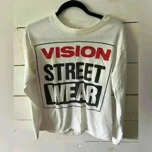 Vintage Vision Street Wear crewneck l/s  youth medium shirt, skateboarding, bmx